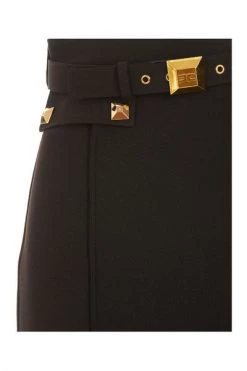 Elisabetta Franchi Kokerrokken Pencil Skirt Black