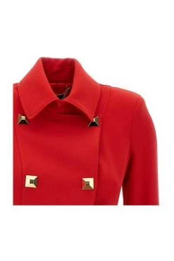 Elisabetta Franchi Blazers Red -Elisabetta Franchi Winkel 89786b12220c9104b491ac3d398a1de9