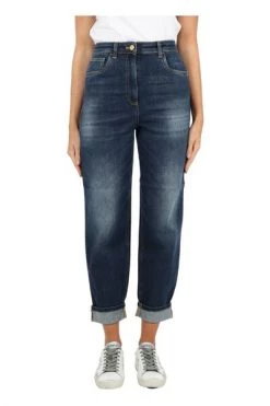 Elisabetta Franchi Boyfriend Jeans Jeans Blue