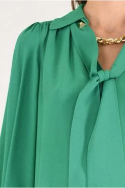 Elisabetta Franchi Blouses Blouse Green -Elisabetta Franchi Winkel 8a8fda8853eb93e2c5d9f063b2654f10