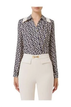 Elisabetta Franchi Longsleeve Shirts Shirts Beige