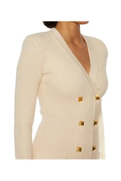 Elisabetta Franchi Casual Jurken Knitted Dresses White