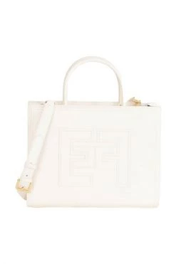 Elisabetta Franchi Handtassen Handbags White