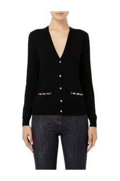 Elisabetta Franchi Vesten Cardigans Black -Elisabetta Franchi Winkel 8b5d396c4c3108134023fb0d23a928cc