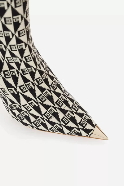 Elisabetta Franchi Laarzen Boots Gray 4 Elisabetta Franchi Laarzen Boots Gray - Afbeelding 4