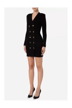 Elisabetta Franchi Casual Jurken Dresses Black