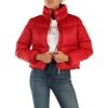 Elisabetta Franchi Gewatteerde Jassen Down Jackets Red