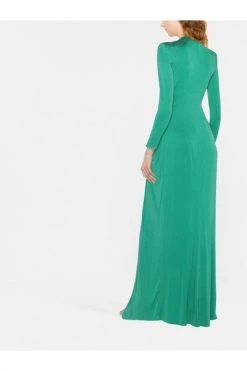 Elisabetta Franchi Feestjurken Dress Green -Elisabetta Franchi Winkel 8b78eba3520c32f9416414abb7a70225