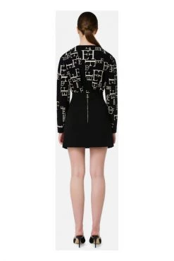 Hoodies & Sweatvesten Elisabetta Franchi Sweaters Black -Elisabetta Franchi Winkel 8c40c9d825a5756377e98ede5adea8d5