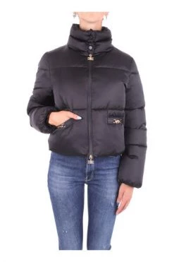 Gewatteerde Jassen Elisabetta Franchi Coats Black Black -Elisabetta Franchi Winkel 8c570fbebf896a6e5a0a65d1a10a5371