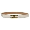 Elisabetta Franchi Riemen LOGO BUCKLE BELT Beige