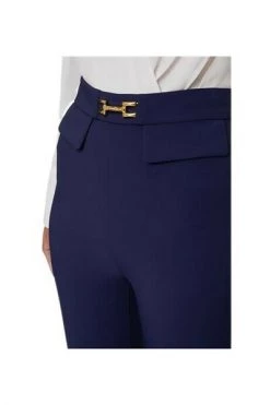 Elisabetta Franchi Broeken Trousers Blue -Elisabetta Franchi Winkel 8c7a1a442561a0babe533261f9beea29
