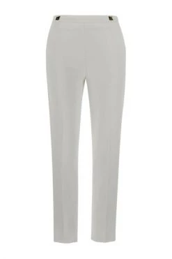 Elisabetta Franchi Pantalons Straight Trousers Gray -Elisabetta Franchi Winkel 8ceca7e5d2c44672a97ad2722dff7576