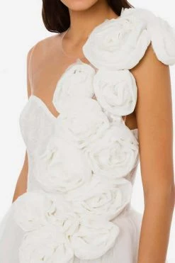 Elisabetta Franchi Feestjurken Midi Dress White -Elisabetta Franchi Winkel 8cf3d116c593d5f2e840b3049613b8ad