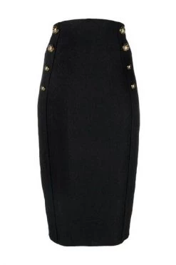 Elisabetta Franchi Midirokken Midi Skirt Black -Elisabetta Franchi Winkel 8d385e6a0ced2feec998bf9b5ff15259