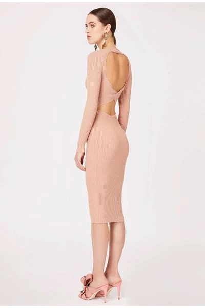 Elisabetta Franchi Casual Jurken JURK Pink 4 Elisabetta Franchi Casual Jurken JURK Pink - Afbeelding 4