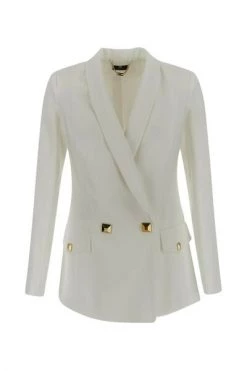 Elisabetta Franchi Blazers Medium Blazer Jacket White