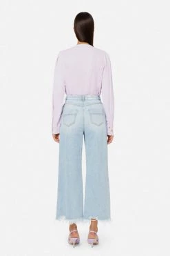 Elisabetta Franchi Longsleeve Shirts Shirt Purple