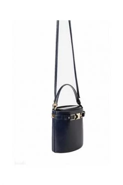 Elisabetta Franchi Schoudertassen Bucket Bags Black