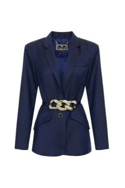 Elisabetta Franchi Blazers Blue 7 Elisabetta Franchi Blazers Blue -Elisabetta Franchi Winkel 8e764590ac7c55cc427a97a1acd5d102