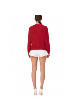 Elisabetta Franchi Sweaters Round-neck Knitwear Red 6 Elisabetta Franchi Sweaters Round-neck Knitwear Red -Elisabetta Franchi Winkel 8edadc1798510e243da5679ff0e61f75