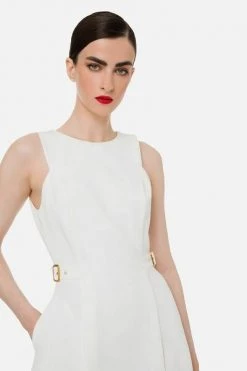 Elisabetta Franchi Casual Jurken Midi Dresses White 9 Elisabetta Franchi Casual Jurken Midi Dresses White -Elisabetta Franchi Winkel 8ee5e3fc9ac7df84f3ed9f851b5b8a67