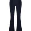 Elisabetta Franchi Wijde Broeken BOOTCUT TROUSERS Blue