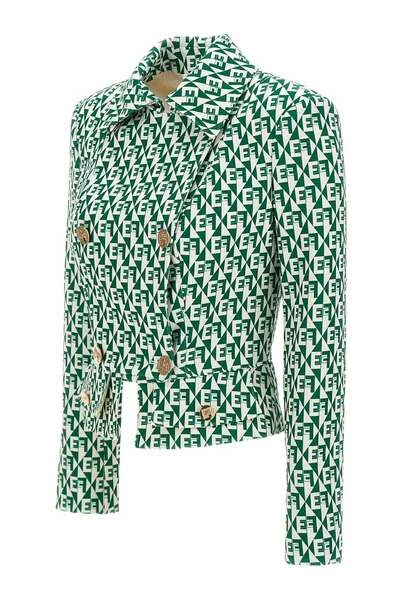 Elisabetta Franchi Blazers Green 4 Elisabetta Franchi Blazers Green - Afbeelding 4