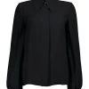 Elisabetta Franchi Longsleeve Shirts Suffer Sleeve Shirt Black