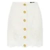 Elisabetta Franchi Korte Rokken MINI SKIRT WITH BUTTONS White