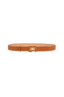 Elisabetta Franchi Riemen Belt Brown