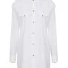 Elisabetta Franchi Longsleeve Shirts SHIRT White