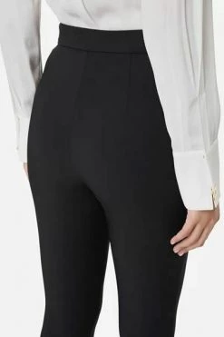 Elisabetta Franchi Pantalons Slim-fit Trousers Black
