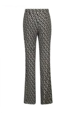 Elisabetta Franchi Pantalons Straight Trousers Black