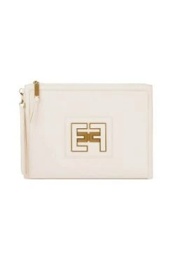 Clutches ELISABETTA FRANCHI Clutch Bag White