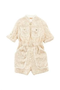 Elisabetta Franchi Jurken Eftu50-xe038 Short Sleeve Clothes Beige -Elisabetta Franchi Winkel 90bb78158f721c839b88edde0bab2f7f