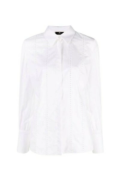 Elisabetta Franchi Longsleeve Shirts Long-sleeve Shirt White 3 Elisabetta Franchi Longsleeve Shirts Long-sleeve Shirt White - Afbeelding 3