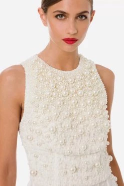 Elisabetta Franchi Casual Jurken Short Dresses White