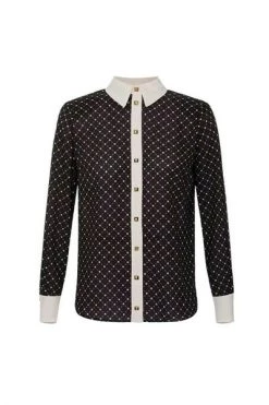 Elisabetta Franchi Longsleeve Shirts Shirts Black
