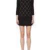Elisabetta Franchi Casual Jurken 3/4 Sleeve Dress Black