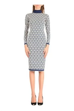 Elisabetta Franchi Casual Jurken Midi Dresses Blue -Elisabetta Franchi Winkel 912a6f565c4bbfab8b1979b621c0bbb6