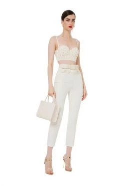 Elisabetta Franchi Pantalons Skinny Trousers White 7 Elisabetta Franchi Pantalons Skinny Trousers White -Elisabetta Franchi Winkel 917de05810a1189c3feba48696f7c113