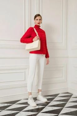 Elisabetta Franchi Zomerjassen Light Jackets Red -Elisabetta Franchi Winkel 9185630dd25425482fd8dfe0a49986ed