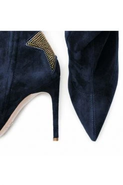 Elisabetta Franchi Laarzen High Boots Blue -Elisabetta Franchi Winkel 92435a2b5fd63ffe6d3daebcdc000ec8