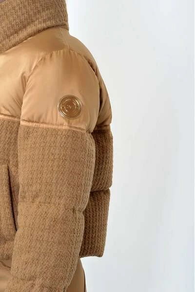 Elisabetta Franchi Winterjassen Cropped Jacket Brown 4 Elisabetta Franchi Winterjassen Cropped Jacket Brown - Afbeelding 4