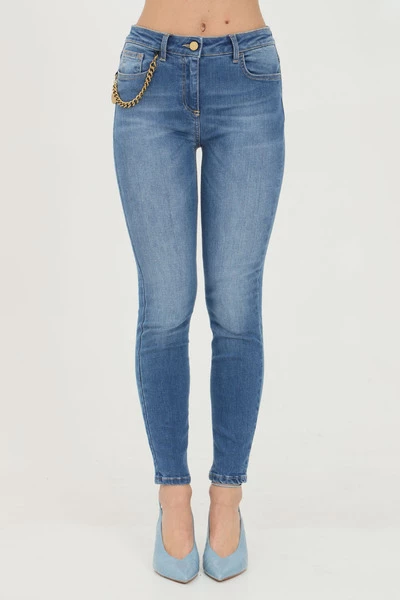 Elisabetta Franchi Skinny Jeans Jeans Blue 3 Elisabetta Franchi Skinny Jeans Jeans Blue - Afbeelding 3