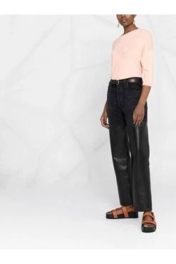 Elisabetta Franchi Sweaters Girocollo Donna Con Logo In Rilievo Pink -Elisabetta Franchi Winkel 93135458db00539ba08de50e2b89b069