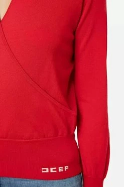Elisabetta Franchi Coltruien Turtlenecks Red