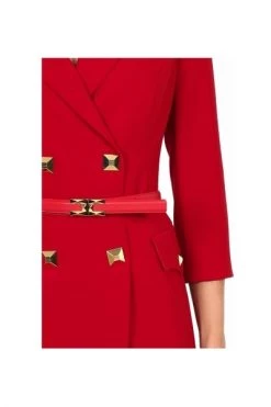 Elisabetta Franchi Casual Jurken Dresses Red