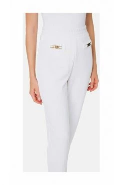 Elisabetta Franchi Sweatpants Trousers White